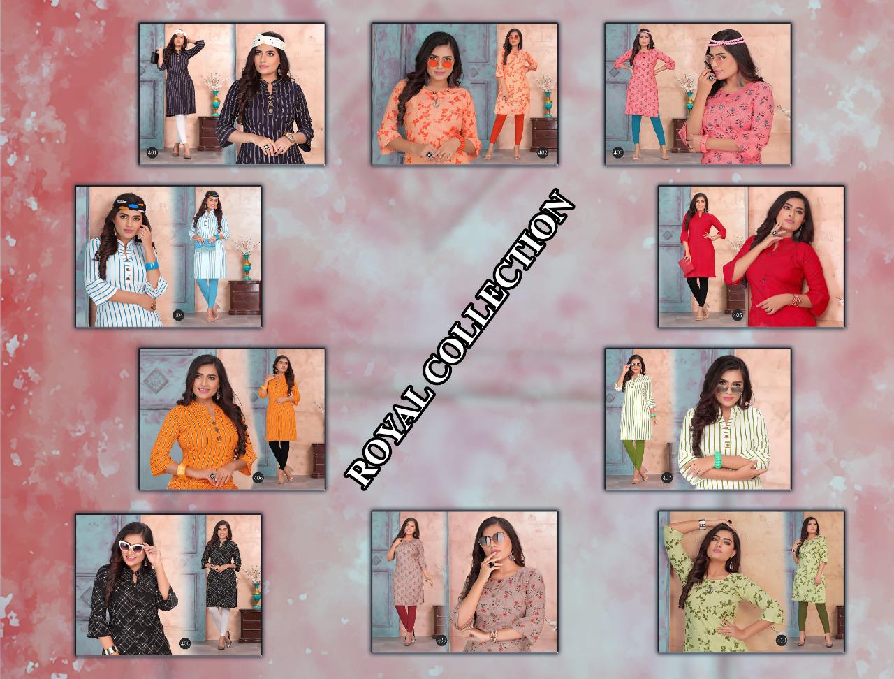 Trendy Heaven 2 Heavy Rayon Fancy Casual Wear Printed Kurtis Collection